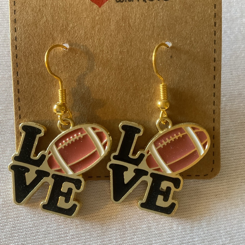 Football Earrings